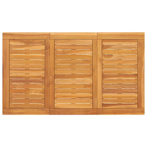 Patio Dining Table 47.2"x27.6"x30.3" Solid Teak Wood