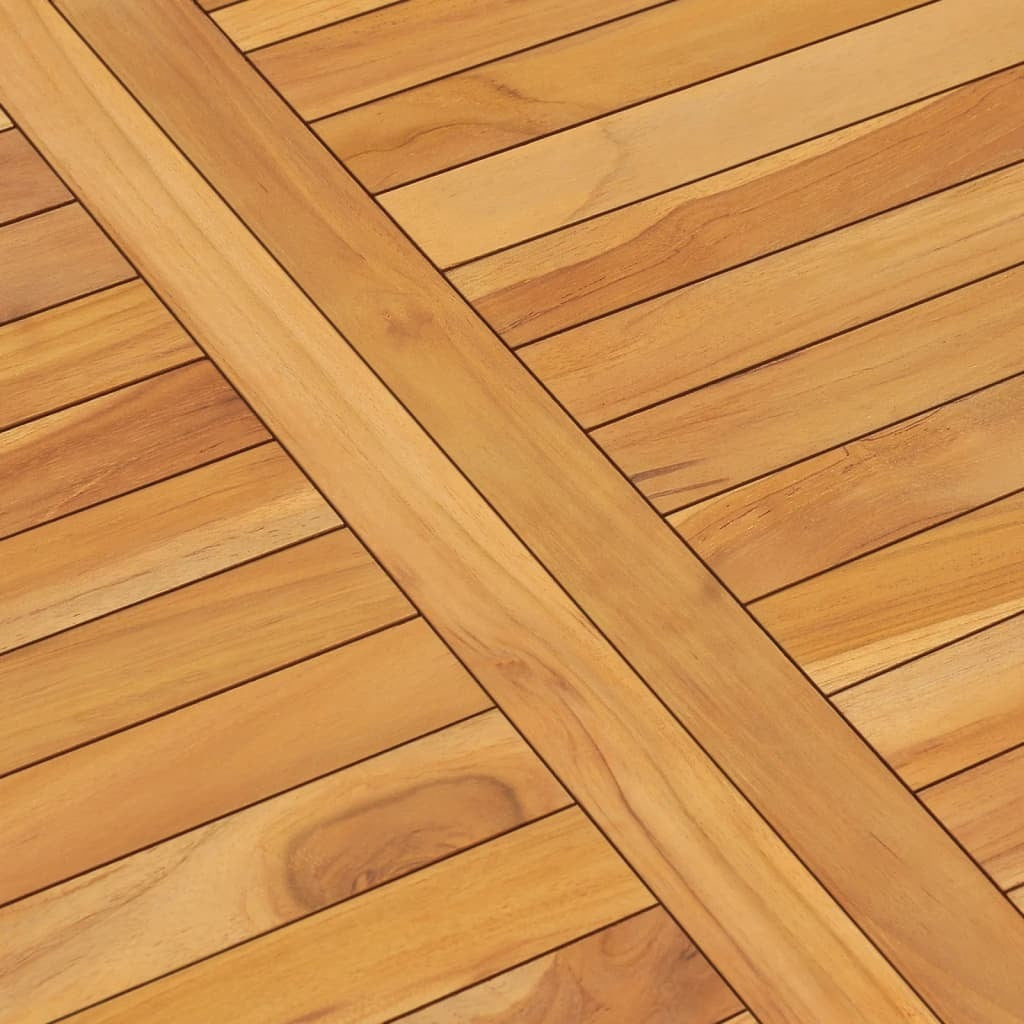 Patio Dining Table 47.2"x27.6"x30.3" Solid Teak Wood