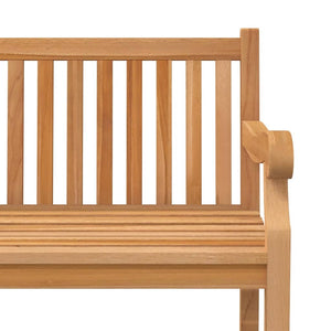 Patio Bench 59.1" Solid Teak Wood
