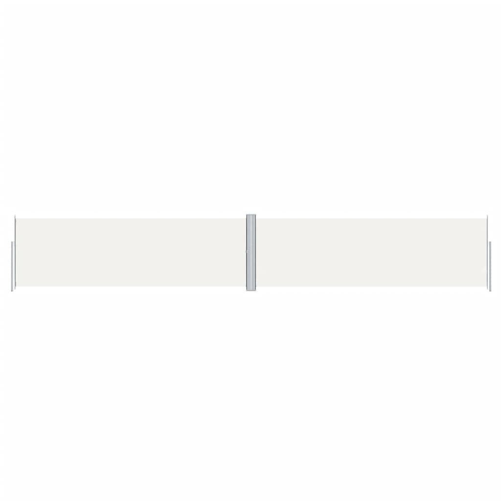 Retractable Side Awning Cream 63"x393.7