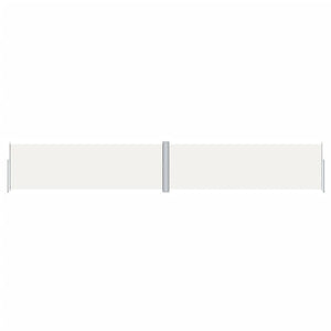 Retractable Side Awning Cream 63"x393.7