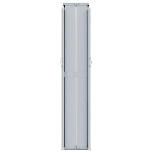Retractable Side Awning Cream 63"x393.7