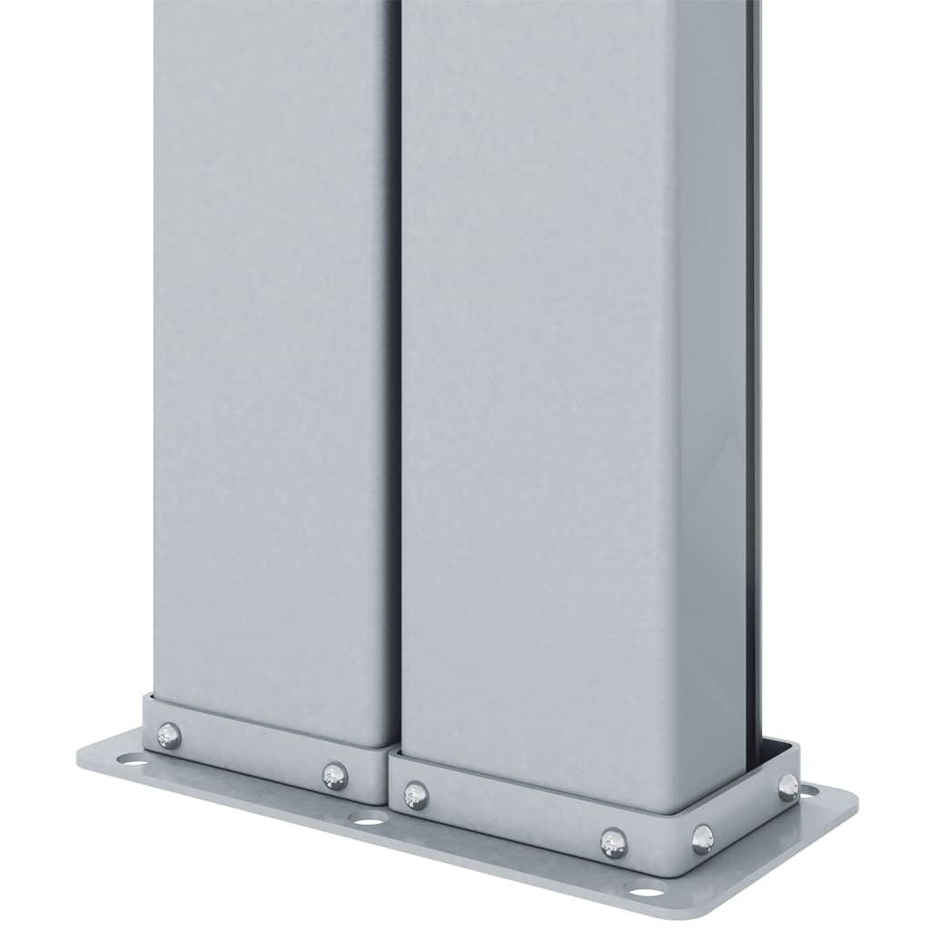 Retractable Side Awning Cream 63"x393.7