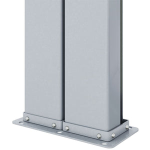 Retractable Side Awning Cream 78.7"x393.7