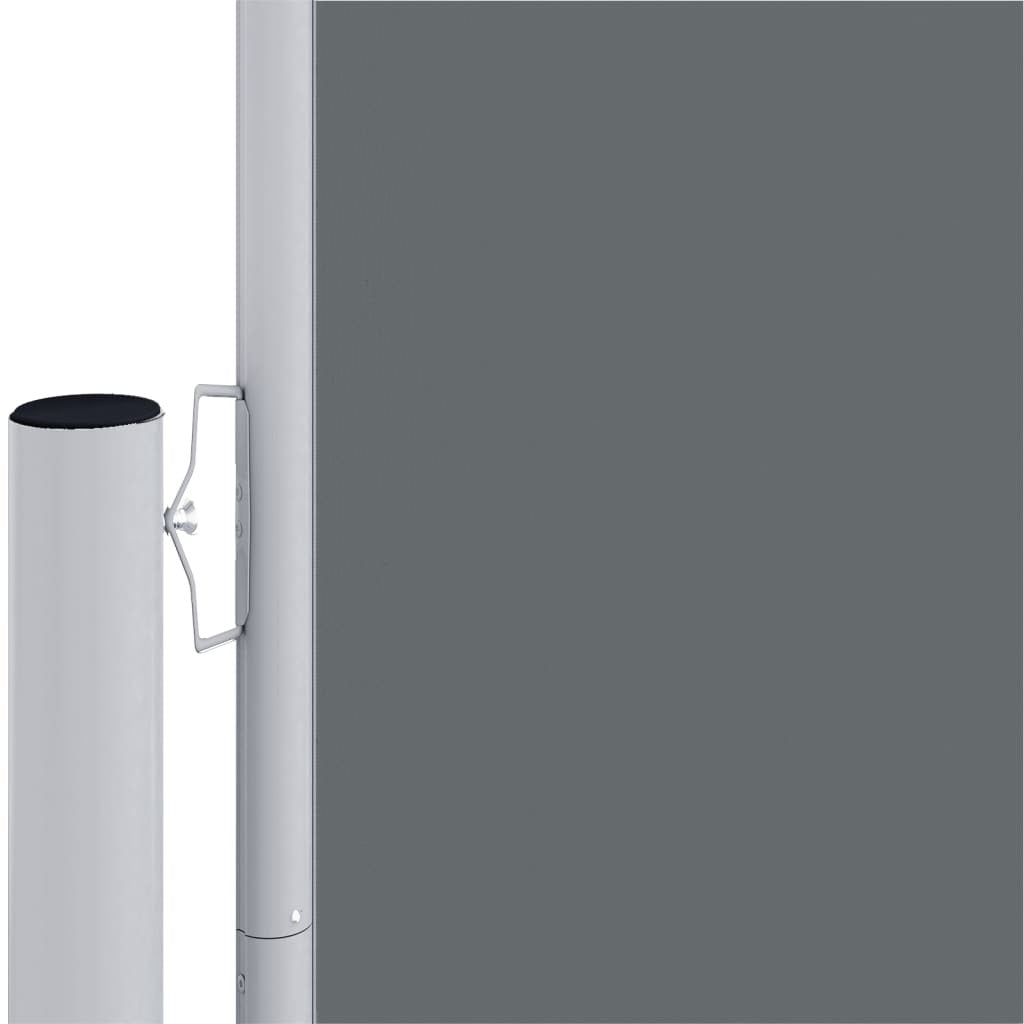Retractable Side Awning Anthracite 63"x472.4