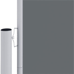 Retractable Side Awning Anthracite 70.9"x472.4