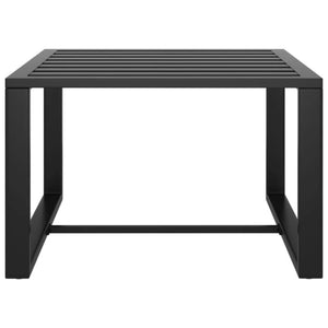 3 Piece Patio Sofa Set with Cushions Aluminum Anthracite