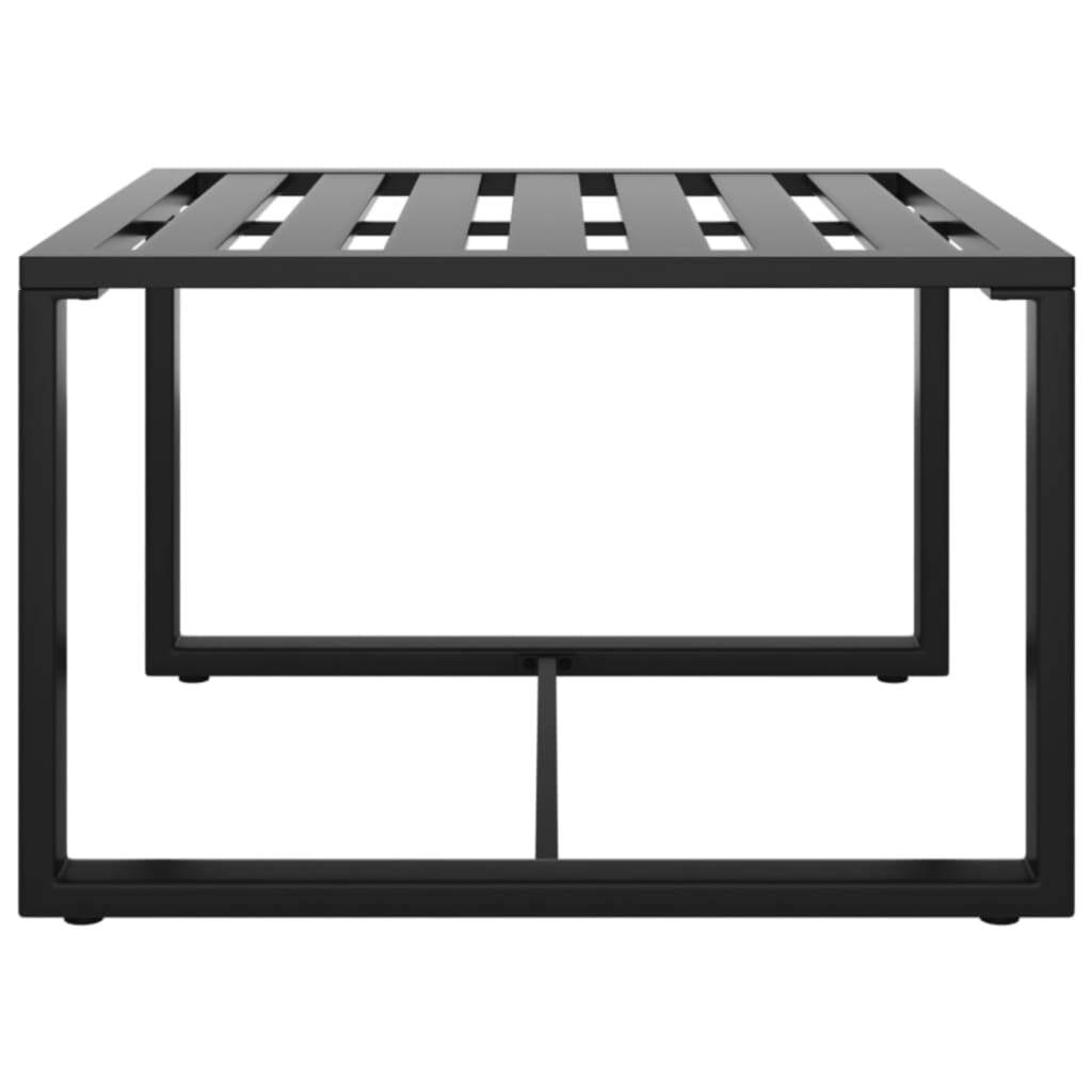 3 Piece Patio Sofa Set with Cushions Aluminum Anthracite