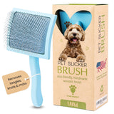 Curved Pet Slicker Brush – Multiple Sizes & Colors