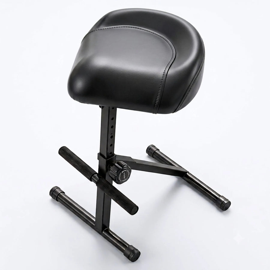 Guitar Stool 4 Inch Padded Drum Throne Adjustable Musician Seat for Drummers Guitarist