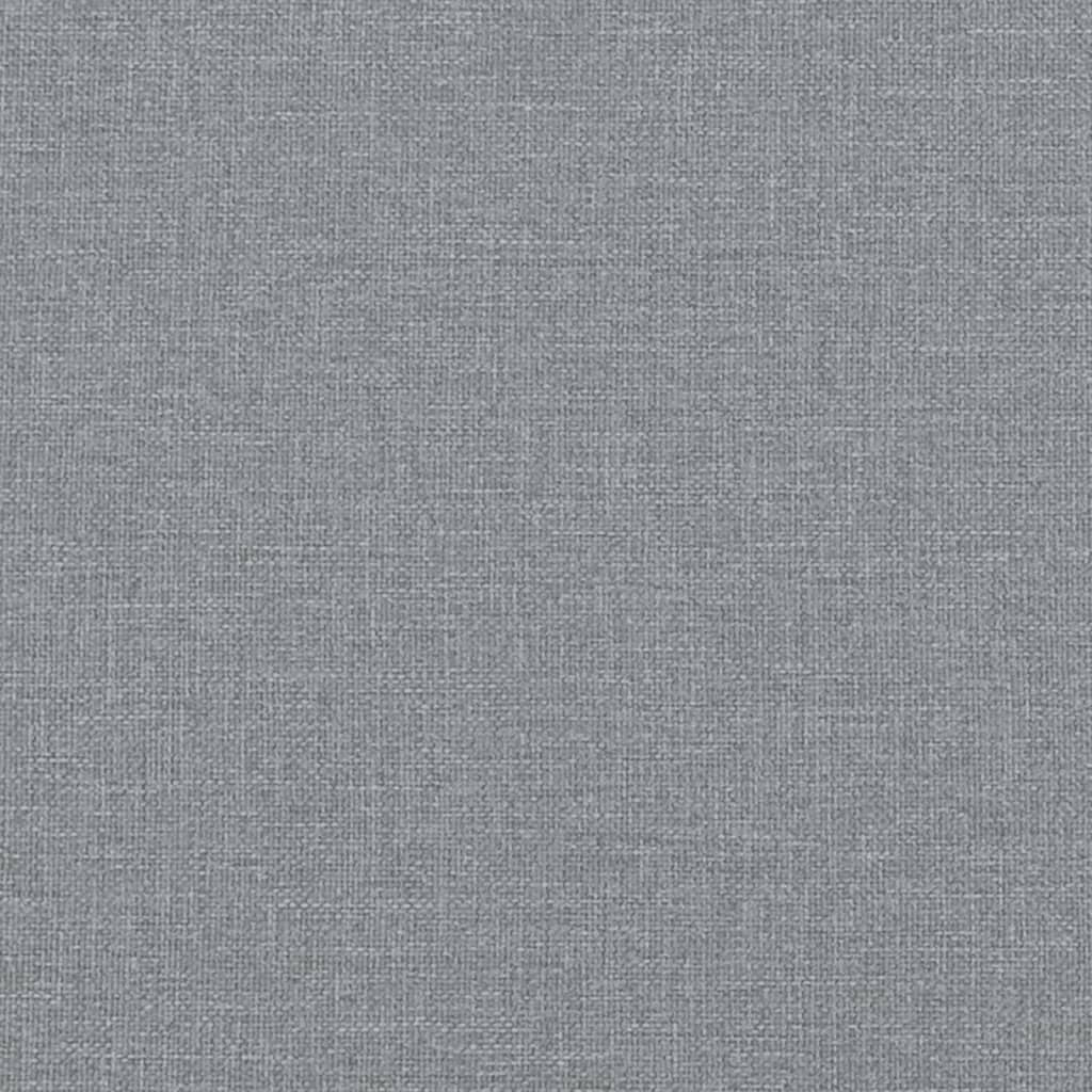 Massage Recliner Chair Light Grey Fabric