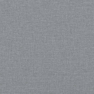 Massage Recliner Chair Light Grey Fabric