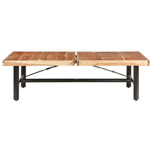 Coffee Table 55.9"x35.4"x16.5" Solid Acacia Wood