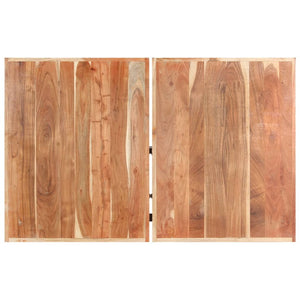 Coffee Table 55.9"x35.4"x16.5" Solid Acacia Wood