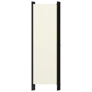 4-Panel Room Divider White 78.7"x70.9