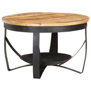 Coffee Table 26.8"x16.9" Rough Mango Wood