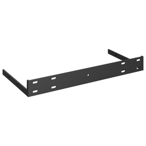Floating Wall Shelves 2 pcs High Gloss Black 19.7"x9.1"x1.5" MDF