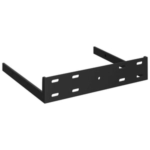 Floating Wall Shelves 2 pcs High Gloss Gray 9.1"x9.3"x1.5" MDF