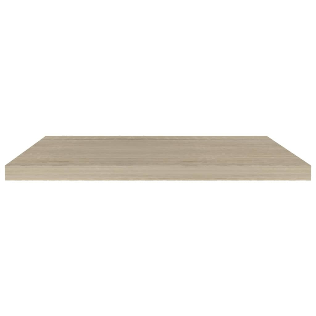 Floating Wall Shelves 4 pcs Oak 31.5"x9.3"x1.5" MDF