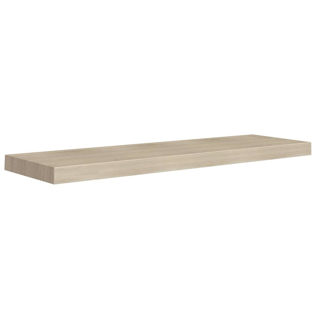 Floating Wall Shelf Oak 35.4"x9.3"x1.5" MDF