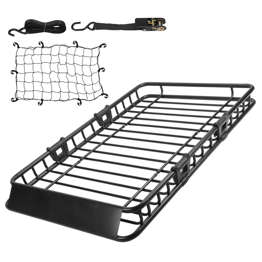 63x39x6.3in Universal Roof Rack Cargo Carrier Car - 1