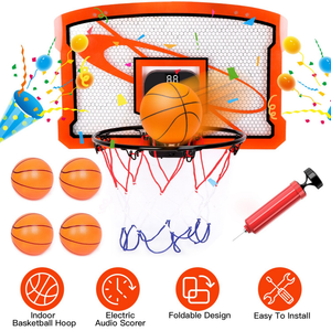 Indoor Mini Basketball Hoop Set — Team Sports