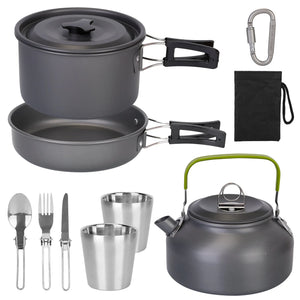 12Pcs Camping Cookware Set