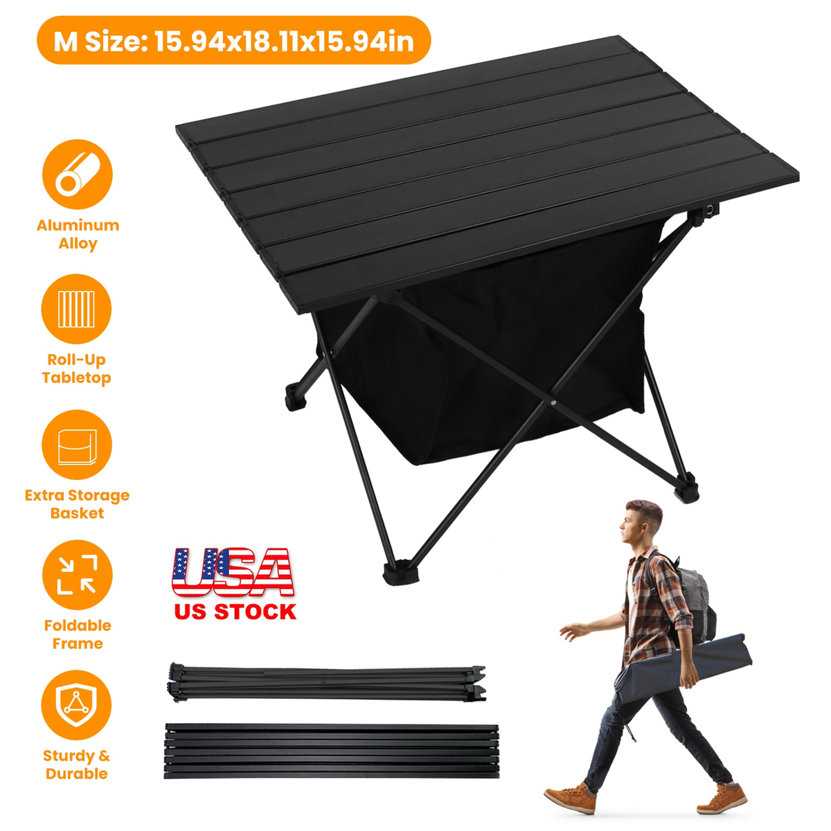 Foldable Camping Table — Outdoor Recreation
