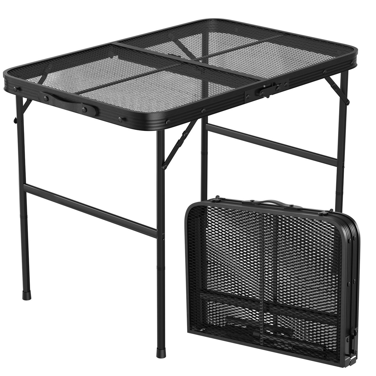 35.62x23.42x25.9in Foldable Camping Table — Outdoor Recreation