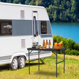 35.62x23.42x25.9in Foldable Camping Table — Outdoor Recreation