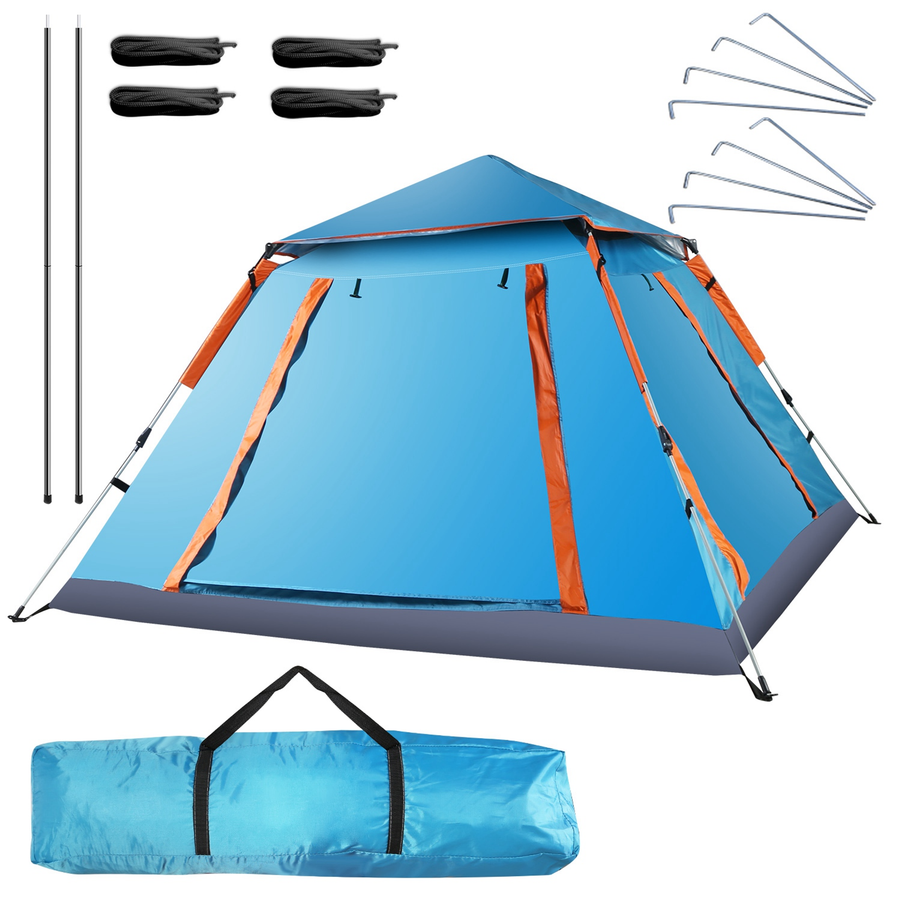 4-5 Person Camping Tent Outdoor Foldable Waterproof Tent — Camping & Hiking