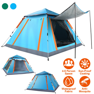 4-5 Person Camping Tent Outdoor Foldable Waterproof Tent — Camping & Hiking