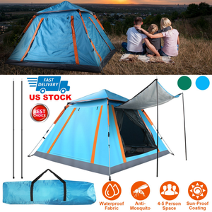 4-5 Person Camping Tent Outdoor Foldable Waterproof Tent — Camping & Hiking