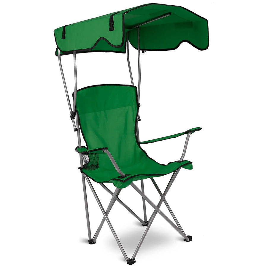 Foldable Beach Canopy Chair Sun Protection Camping Lawn Canopy Chair