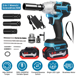 3-in-1 Cordless Impact Wrench, Drill & Screwdriver – view 2