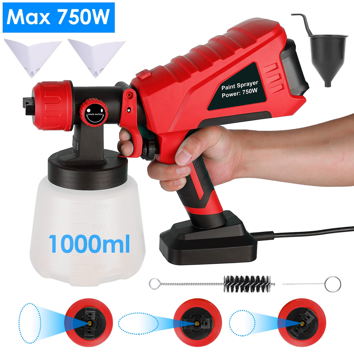 750W Handheld HVLP Paint Sprayer – view 3