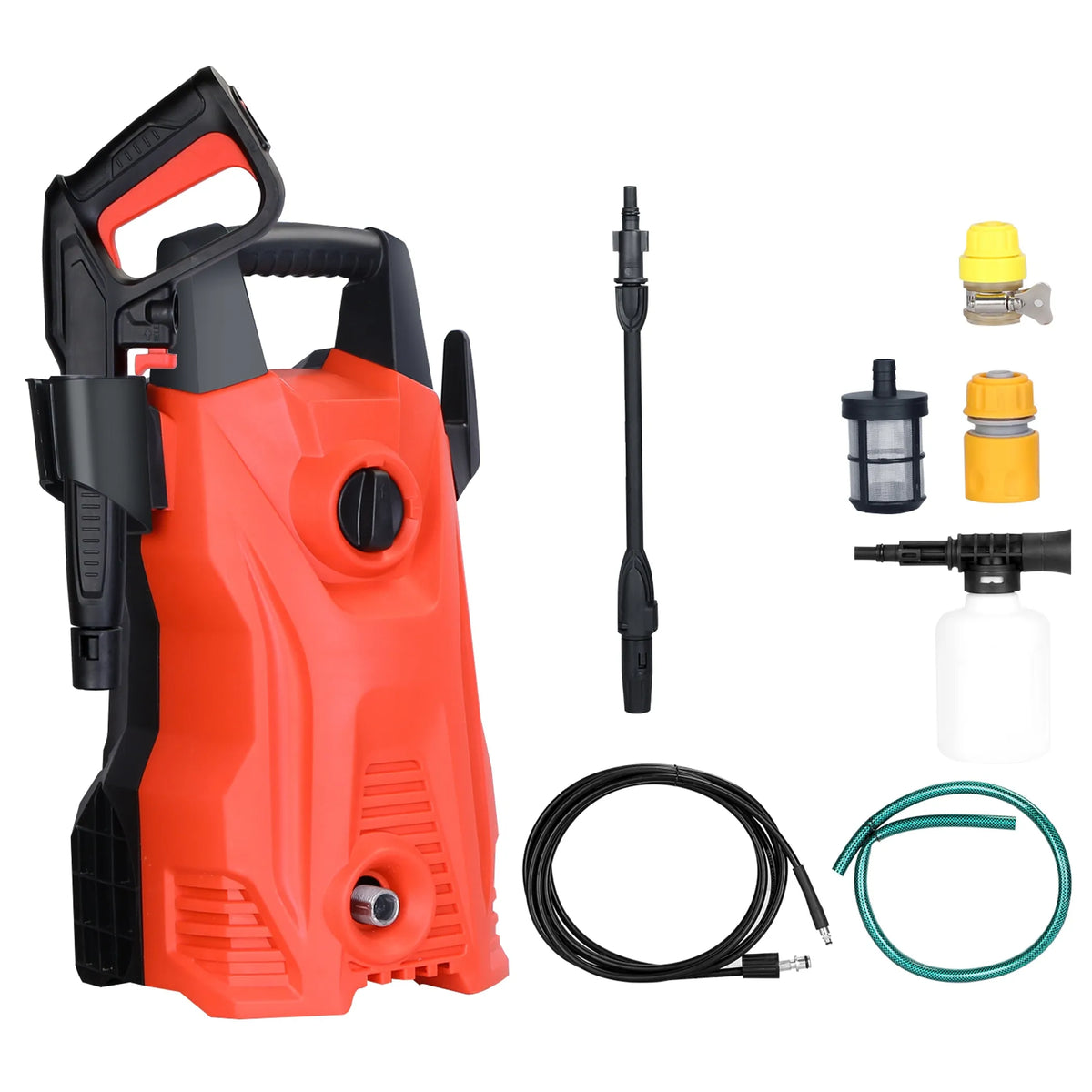 Electric Pressure Washer — 1400W, Up to 1740 PSI