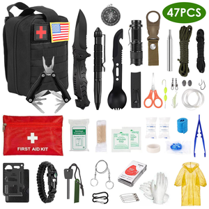 47Pcs Emergency Survival Kit — Outdoor Recreation