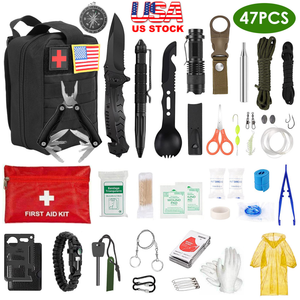 47Pcs Emergency Survival Kit — Outdoor Recreation