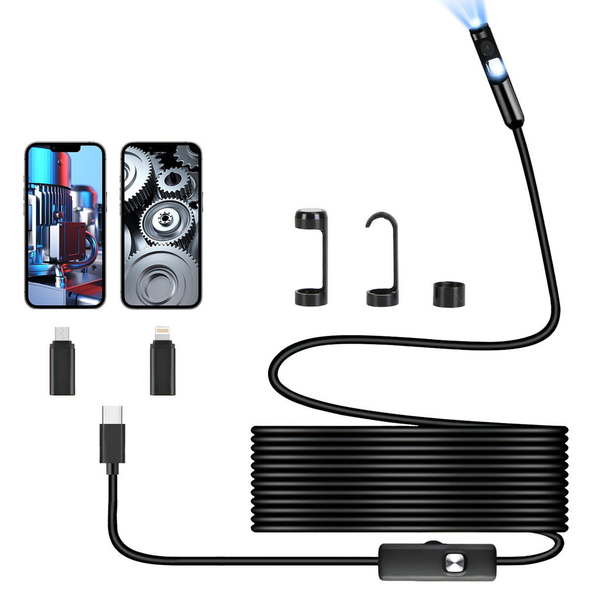 1920P HD Waterproof Inspection Borescope – view 1