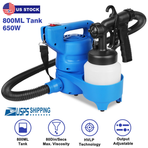800ML Paint Spray Painter 650W Oil Primer Water Paint Sprayer Machine – view 3