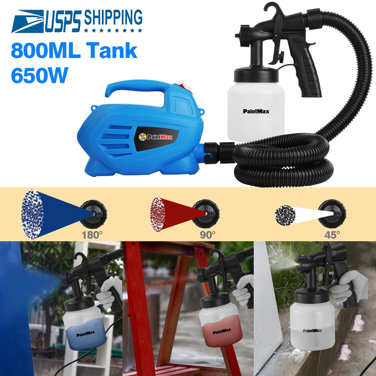 800ML Paint Spray Painter 650W Paint Sprayer – view 4