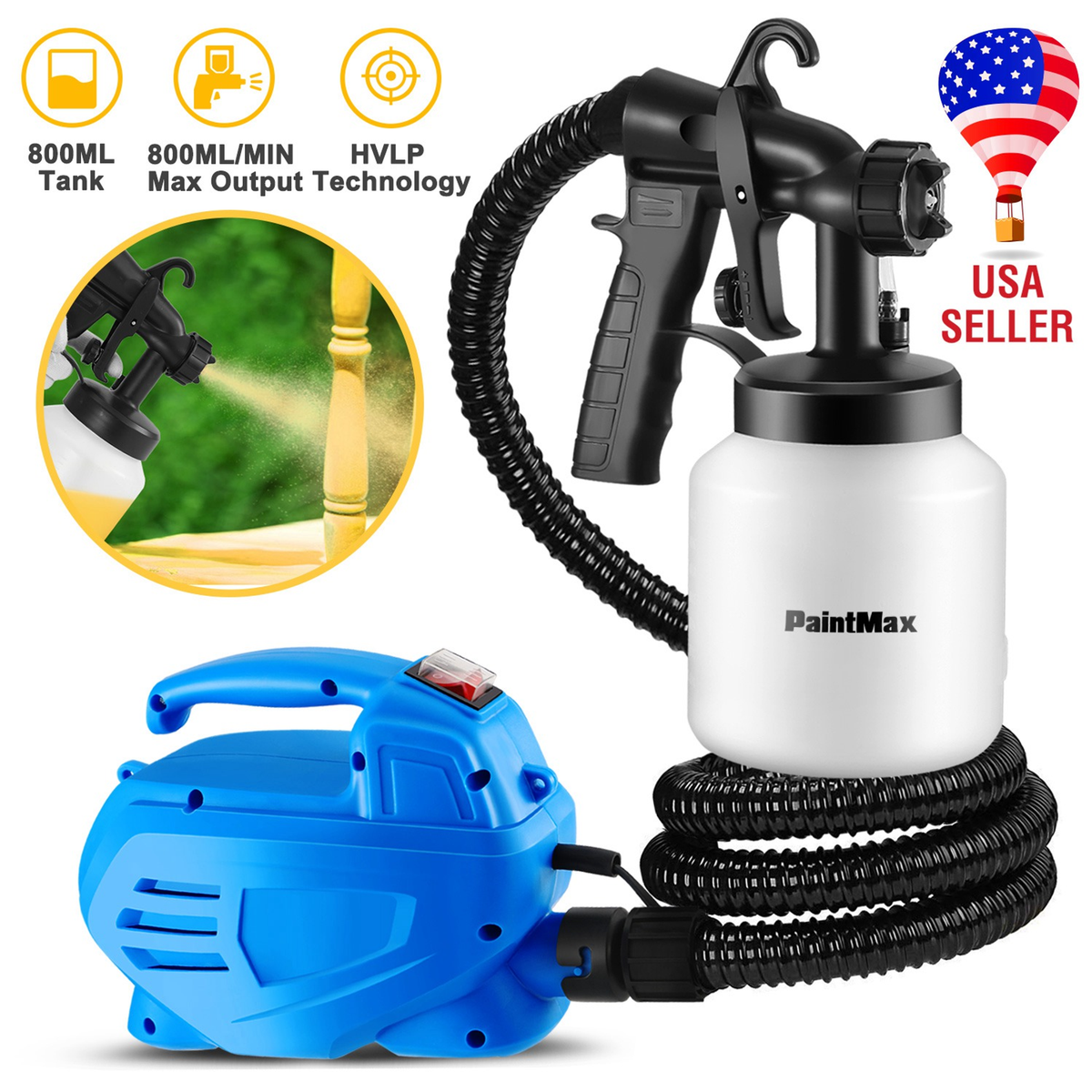 800ML Paint Spray Painter 650W Paint Sprayer – view 6