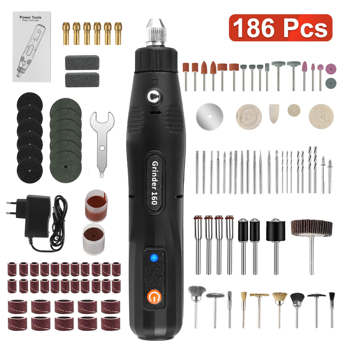 Mini Corded Rotary Power Tool Set – view 1