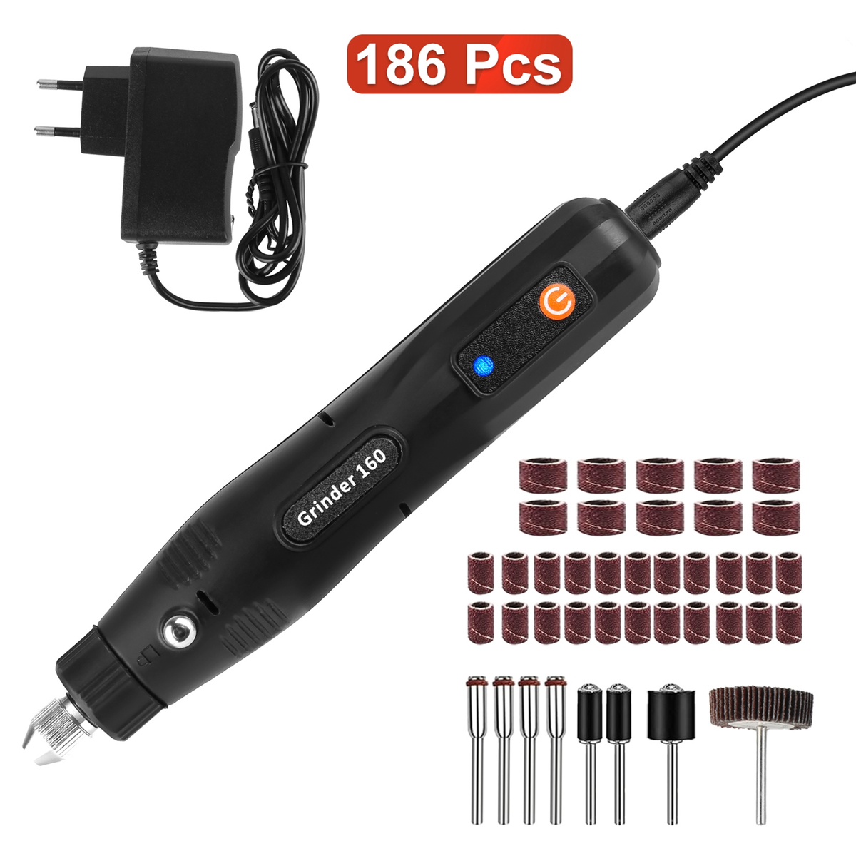 Mini Corded Rotary Power Tool Set – view 2