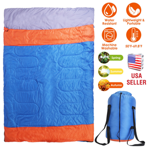 2 People Sleeping Bag for Adult Kids Lightweight — Camping & Hiking