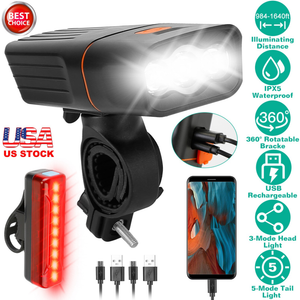Super Bright Bike Light Set — Cycling