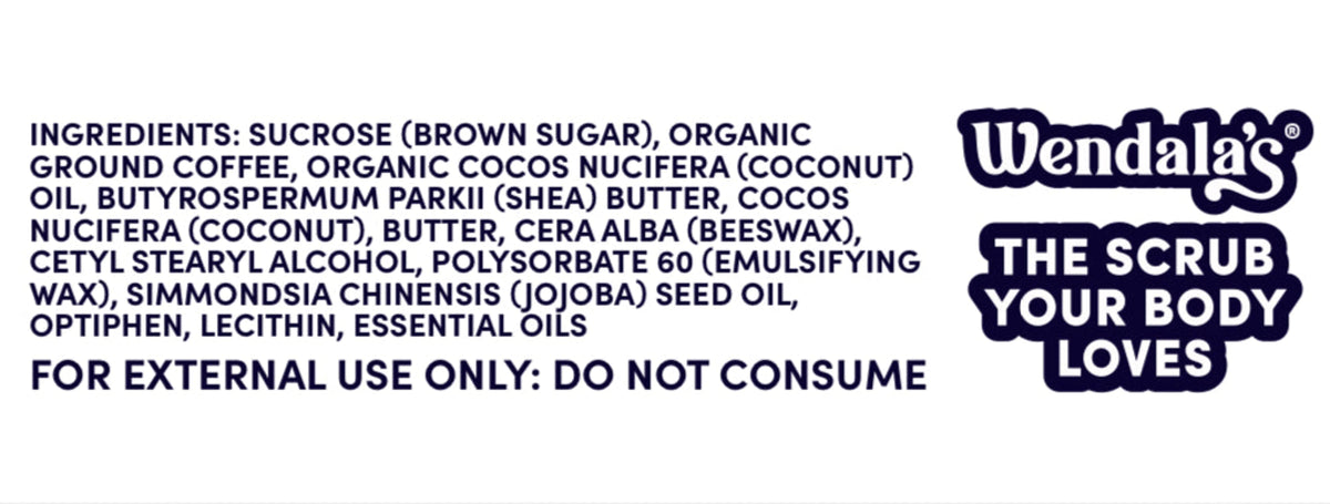 Body Scrub-Coffee Brown Sugar Vanilla