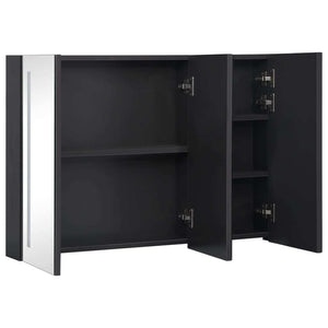 LED Bathroom Mirror Cabinet 35"x5.5"x24.4