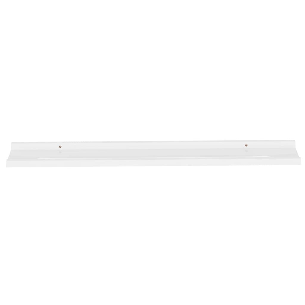 Wall Shelves 2 pcs White 39.4"x3.5"x1.2